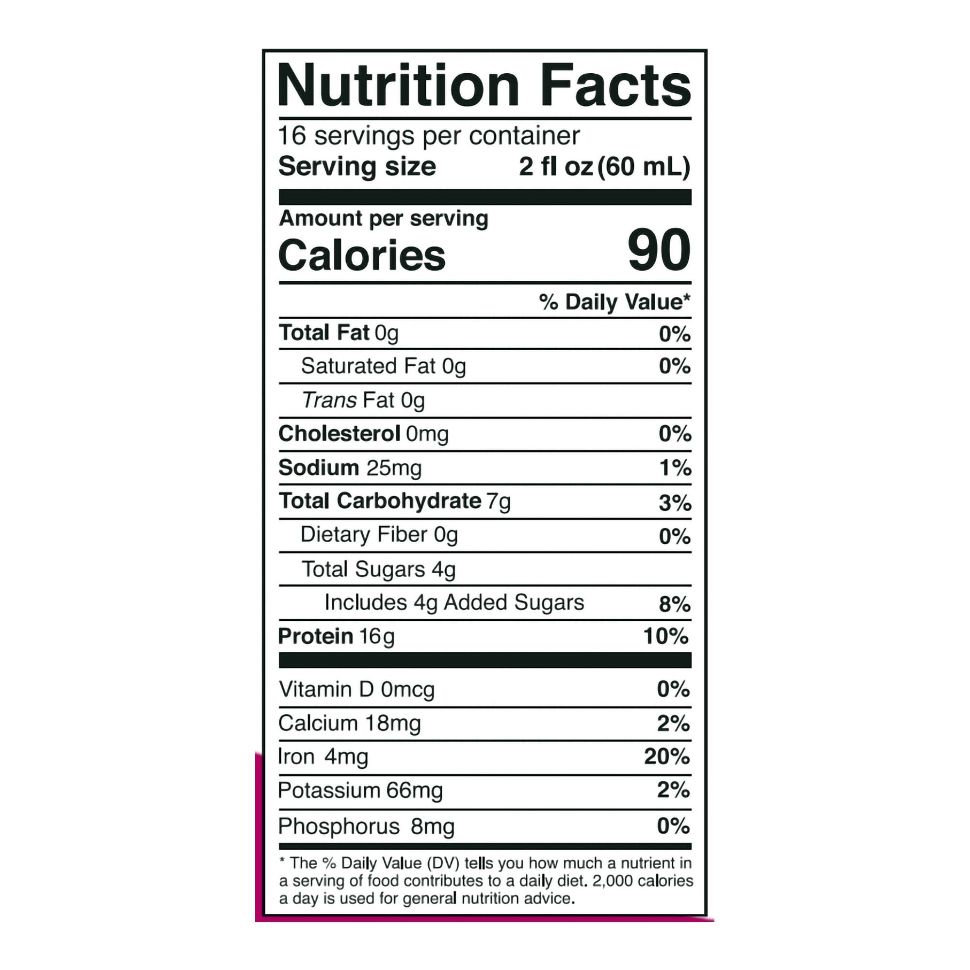 Oral Supplement Vida Fuel Wellness Protein Berry Delight Flavor Liquid 32 oz. Reclosable Carton | (6/Case)