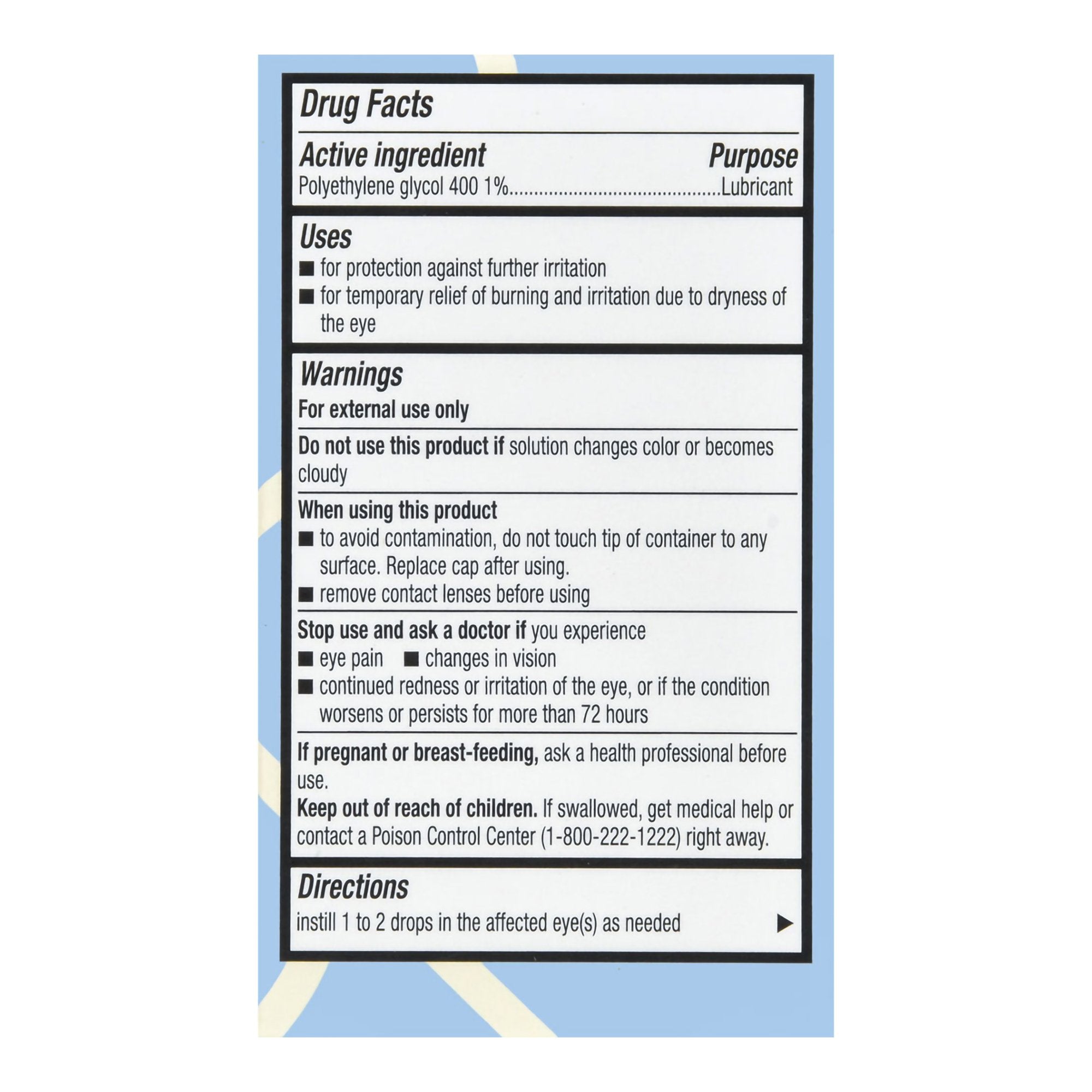 Eye Lubricant Foster & Thrive 0.5 oz. Eye Drops, Packaging Type- Each