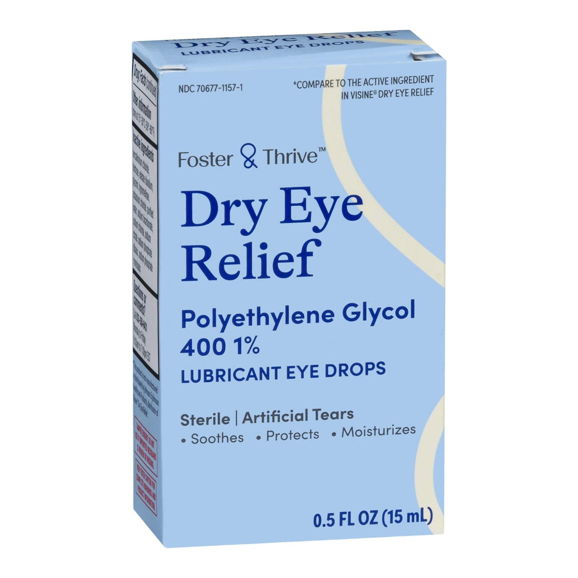 Eye Lubricant Foster & Thrive 0.5 oz. Eye Drops, Packaging Type- Each