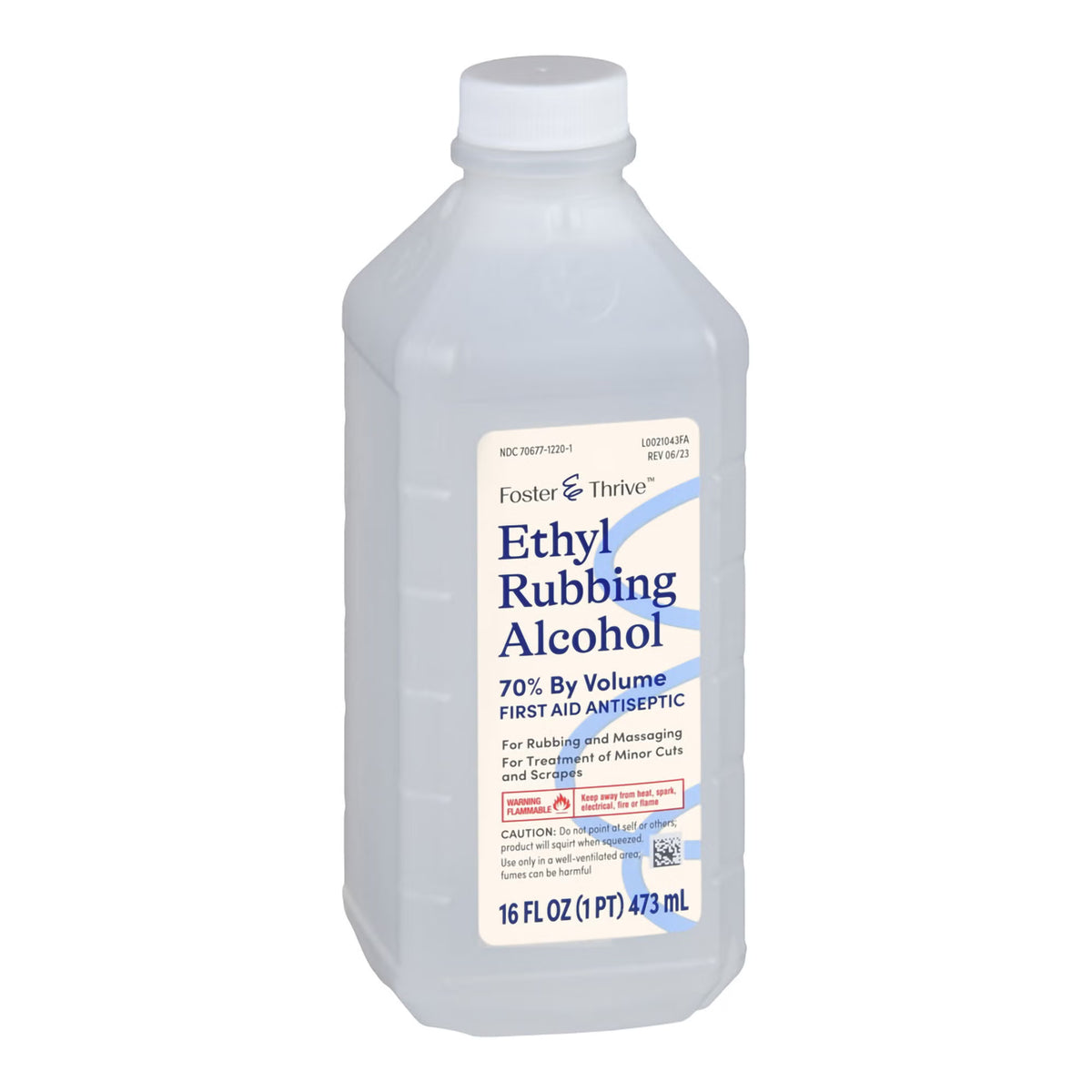 Antiseptic Ethyl Alcohol Foster & Thrive™Topical Liquid 16 oz. Bottle, 12 Bottles