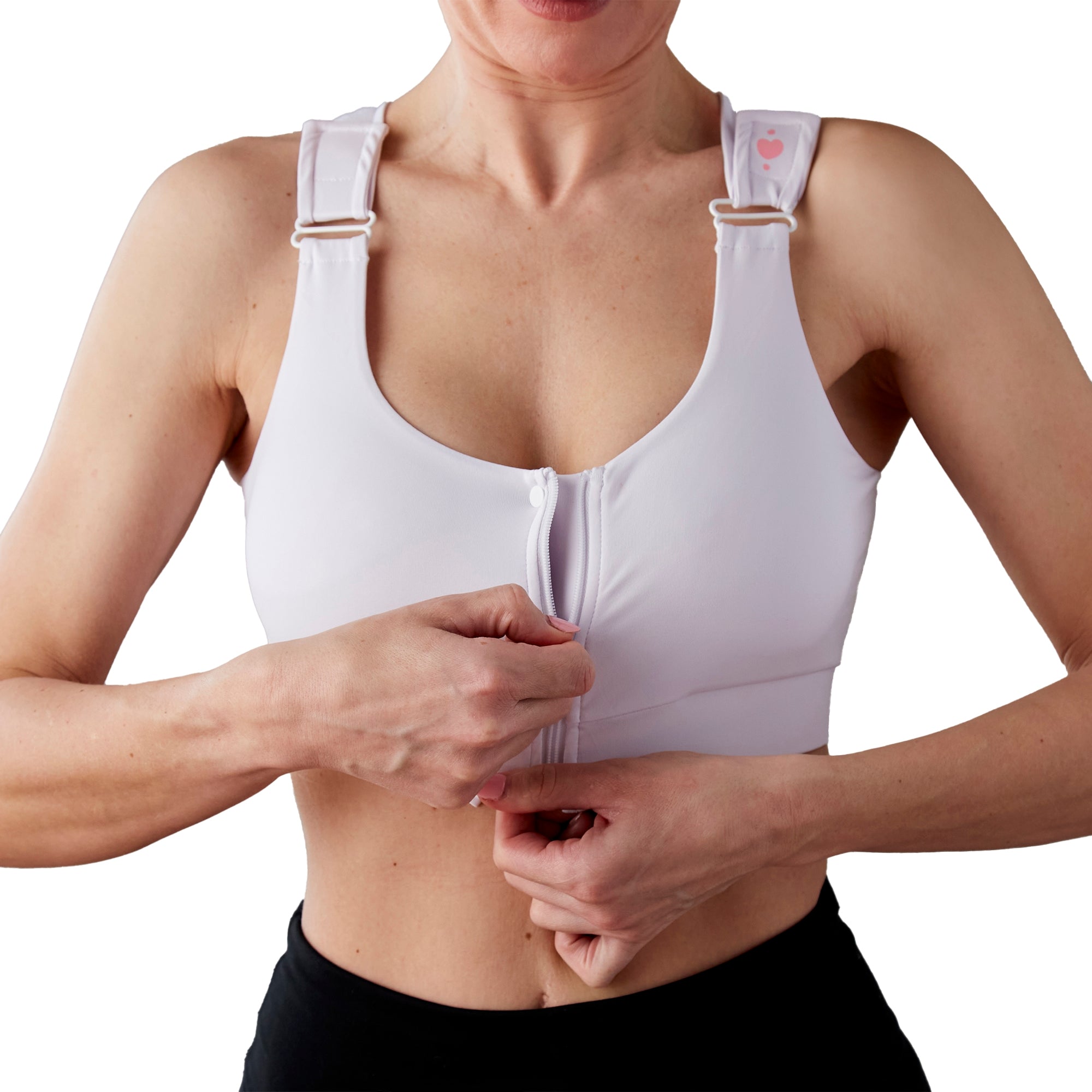Post-Surgical Bra Shirl White Small,Packaging Type- Each