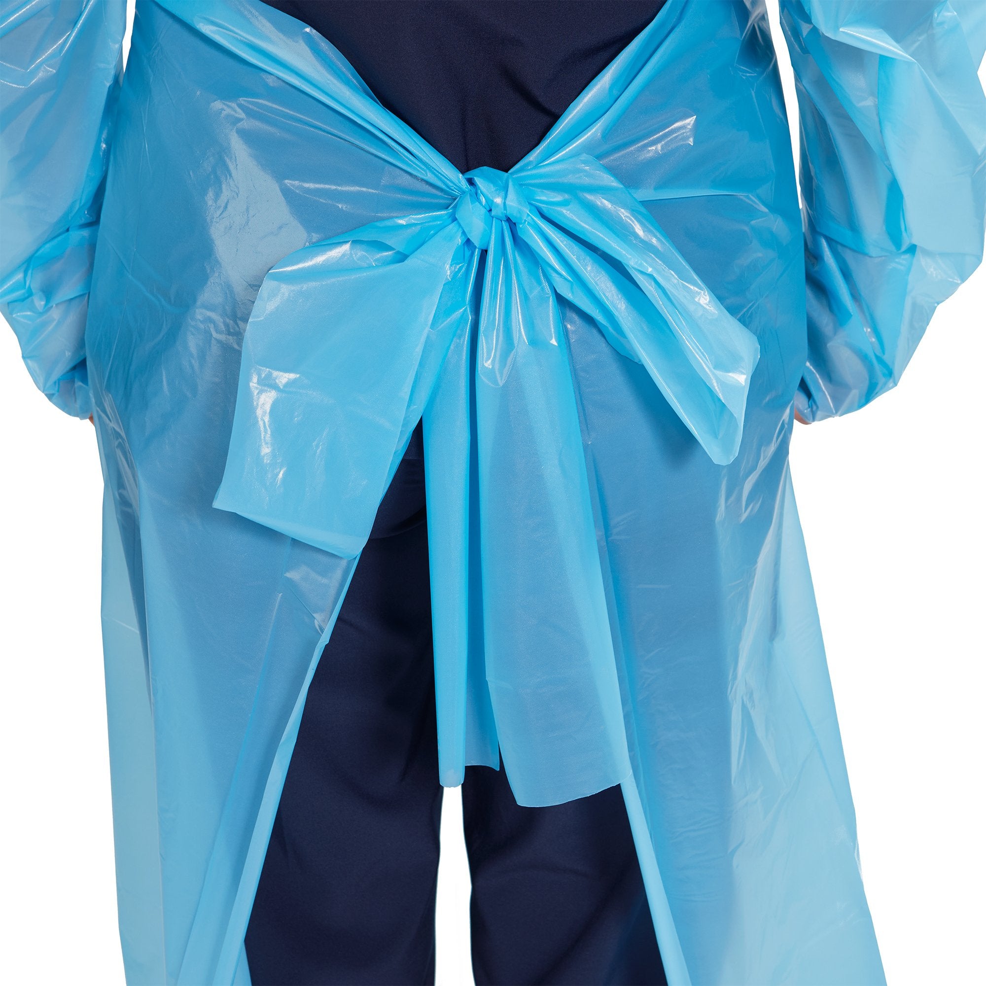 Protective Procedure Gown McKesson X-Large Blue NonSterile Not Rated Disposable,Packaging Type- Box