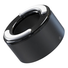 Hand-Held Face Massager & Cleanser Attachment TheraFace Hot and Cold Rings - Black 1 Hot Ring, 1 Cold Ring, Travel Pouch