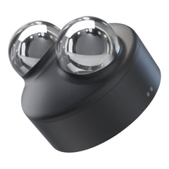 Hand-Held Face Massager & Cleanser Attachment TheraFace Hot and Cold Rings - Black 1 Hot Ring, 1 Cold Ring, Travel Pouch