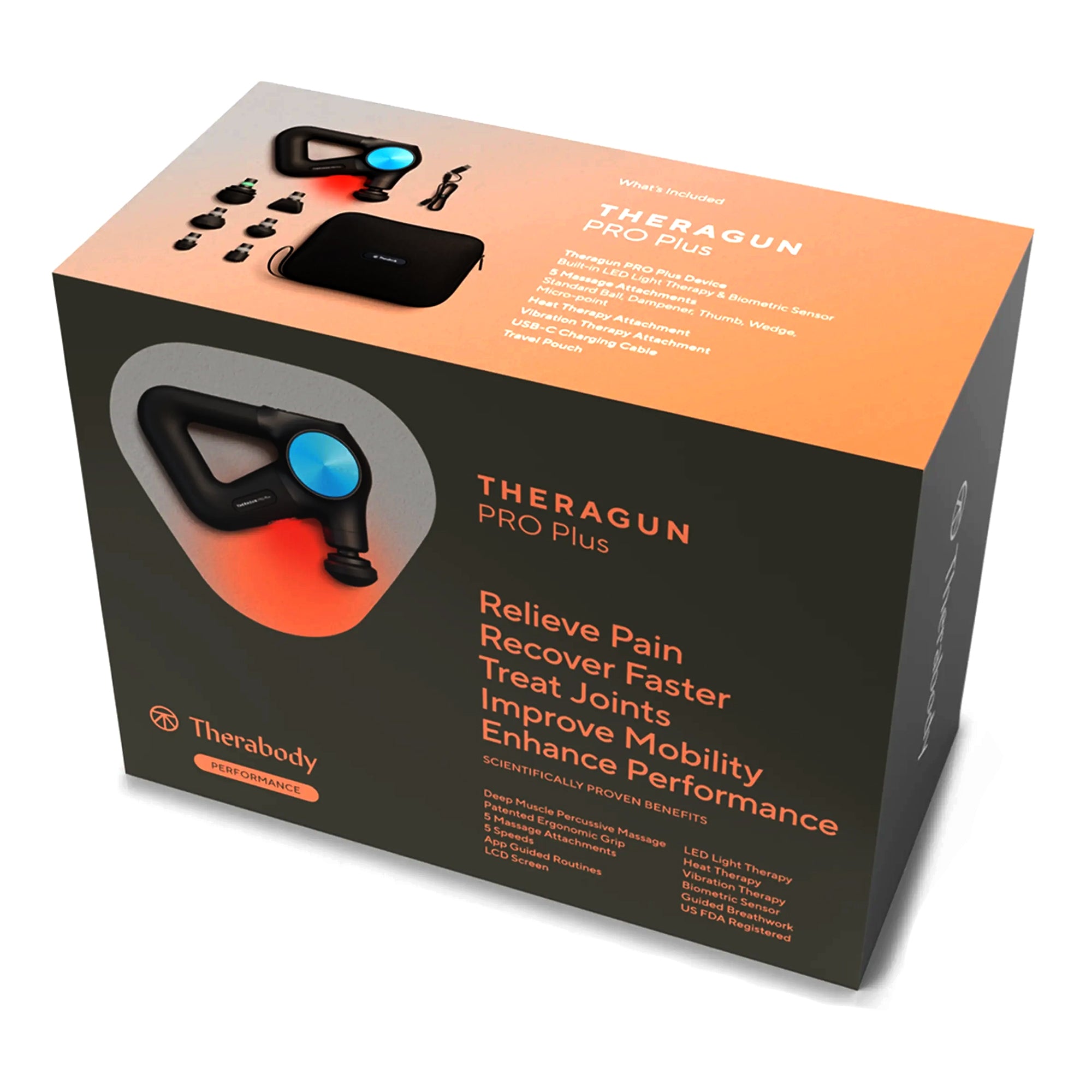Hand-Held Massager Theragun PRO Plus  (Black - 5th Gen)