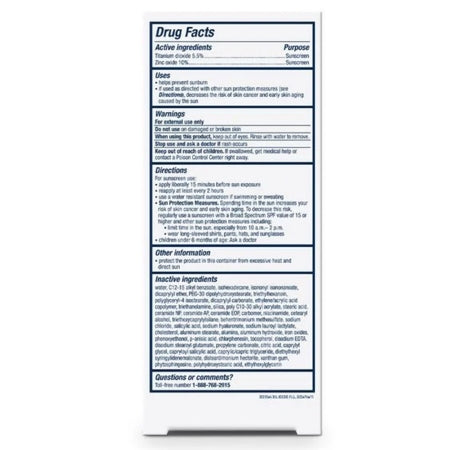 Sunscreen CeraVe Hydrating Mineral Sunscreen Face Sheer Tint SPF30 Lotion 1.7 oz. Tube,Packaging Type- Each