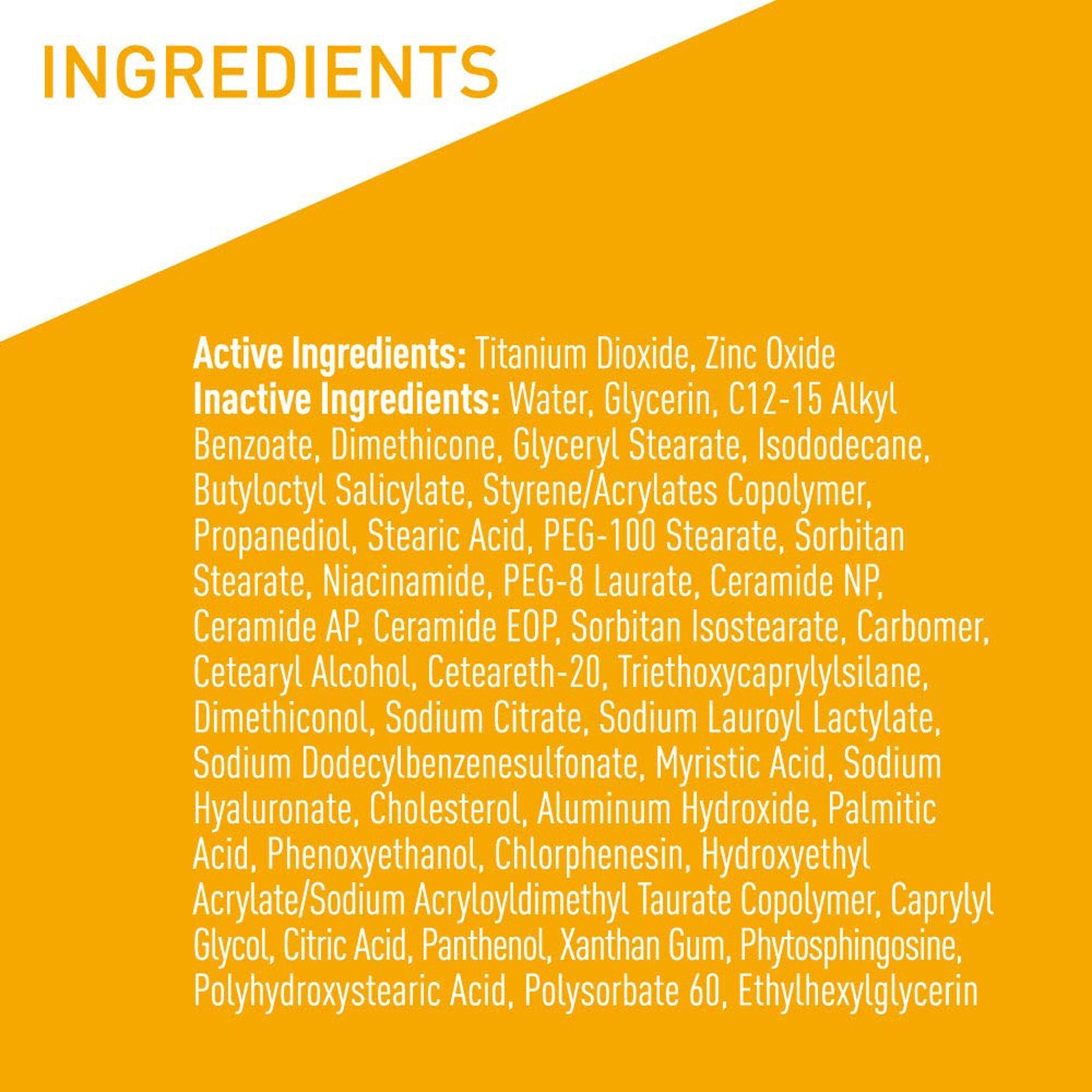 Protector solar mineral hidratante CeraVe, loción facial FPS 30, tubo de 2.5 oz. Tipo de empaque: individual