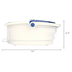 Foot Bath with Heat Boost HoMedics Bubble Bliss Elite Blue / White Plastic