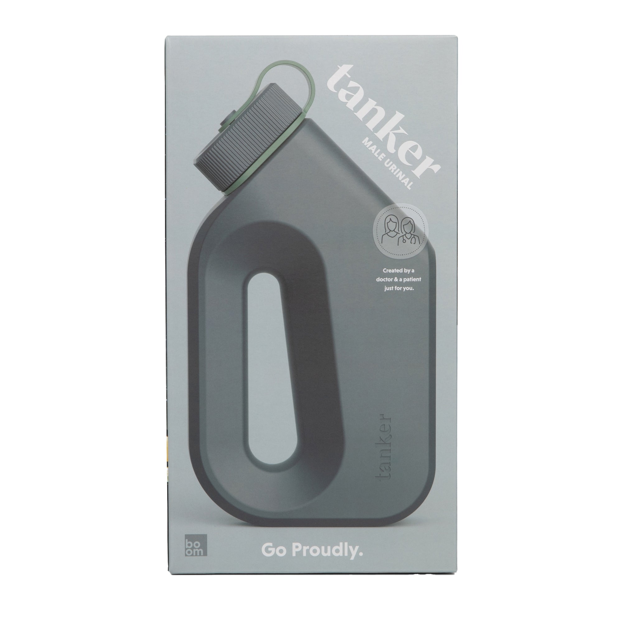 Male Urinal Tanker 44 oz. With Closure Single Patient Use