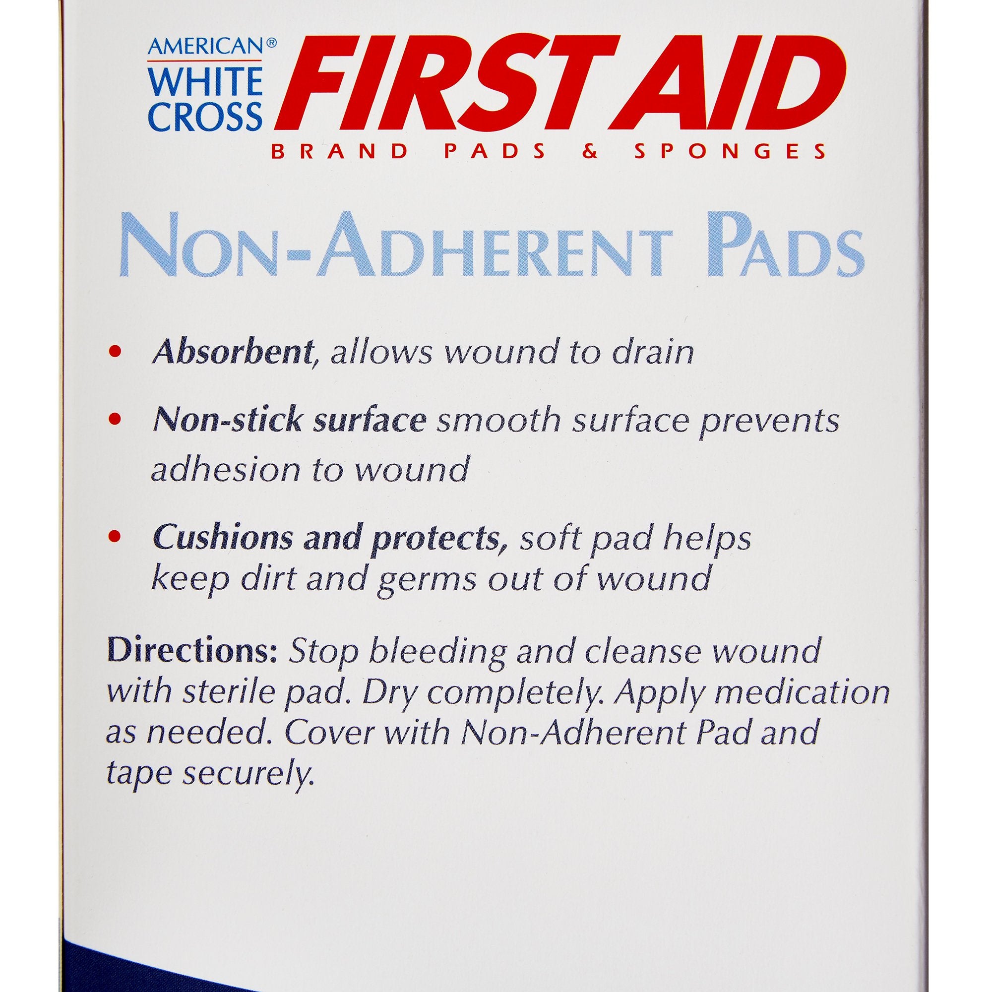american white cross nonadherent dressing 2 x 3 inch american white cross non adherent dressing mk126982bx