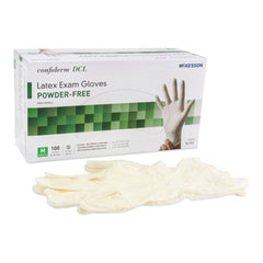 Exam Glove McKesson Confiderm Medium NonSterile Latex Standard Cuff Length Smooth Ivory Not Rated | 10Box/Case Default Title