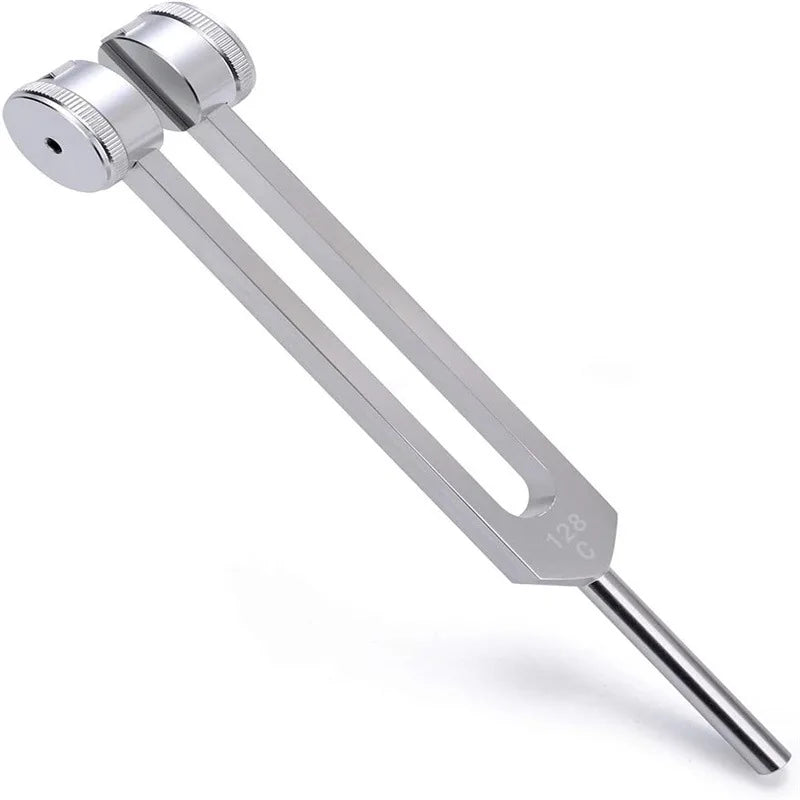 128 Hz Tuning Fork Set Weighted Bio Acoustic Tuning Fork for Healing Chakra,Sound Therapy,Reliever Stress