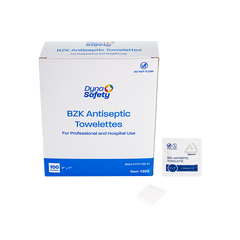 BZK Antiseptic Towelettes Size 5” x 7”
