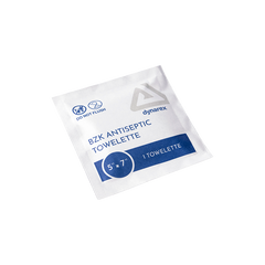 BZK Antiseptic Towelettes Size 5” x 7”