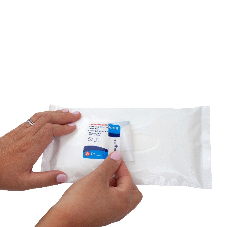 Rinse-Free Bath Wipe Ez Care™ Soft Pack Scented 8 Count