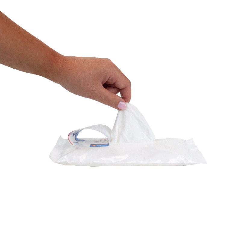 Rinse-Free Bath Wipe Ez Care™ Soft Pack Scented 8 Count