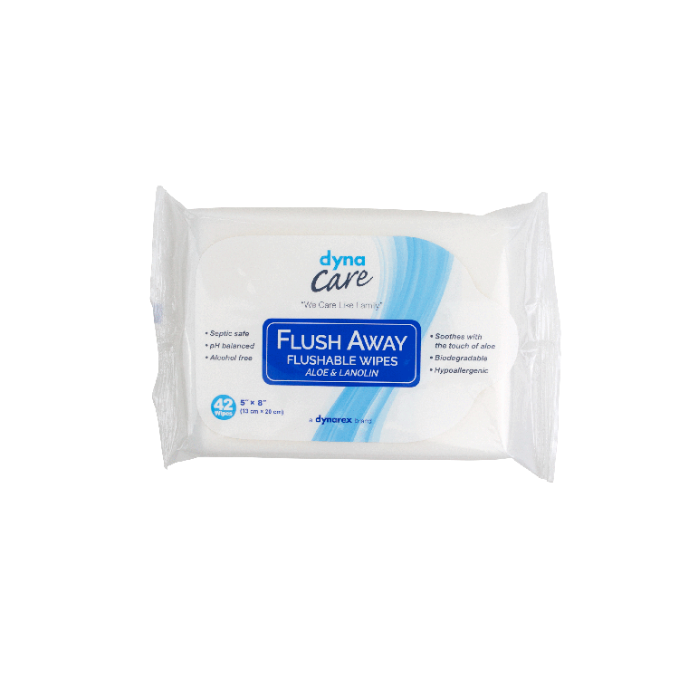 Flushable Personal Wipe Flush Away Junior Soft Pack Scented 12 Count, Packaging Type- Box