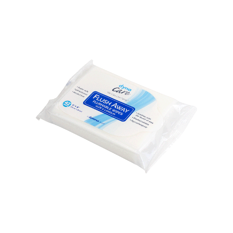 Flushable Personal Wipe Flush Away Junior Soft Pack Scented 12 Count, Packaging Type- Case