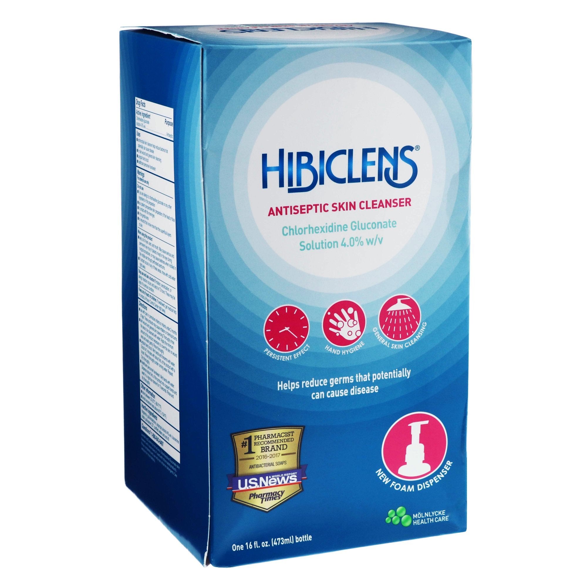 Antiseptic / Antimicrobial Skin Cleanser Hibiclens® 16 oz. Pump Bottle 4% Strength CHG (Chlorhexidine Gluconate) NonSterilePackaging Type - case