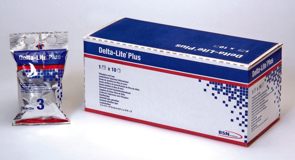 Cast Tape Delta-Lite Plus 2 Inch X 12 Foot Fiberglass / Resin Black 2 Inch | Green · Box of 10