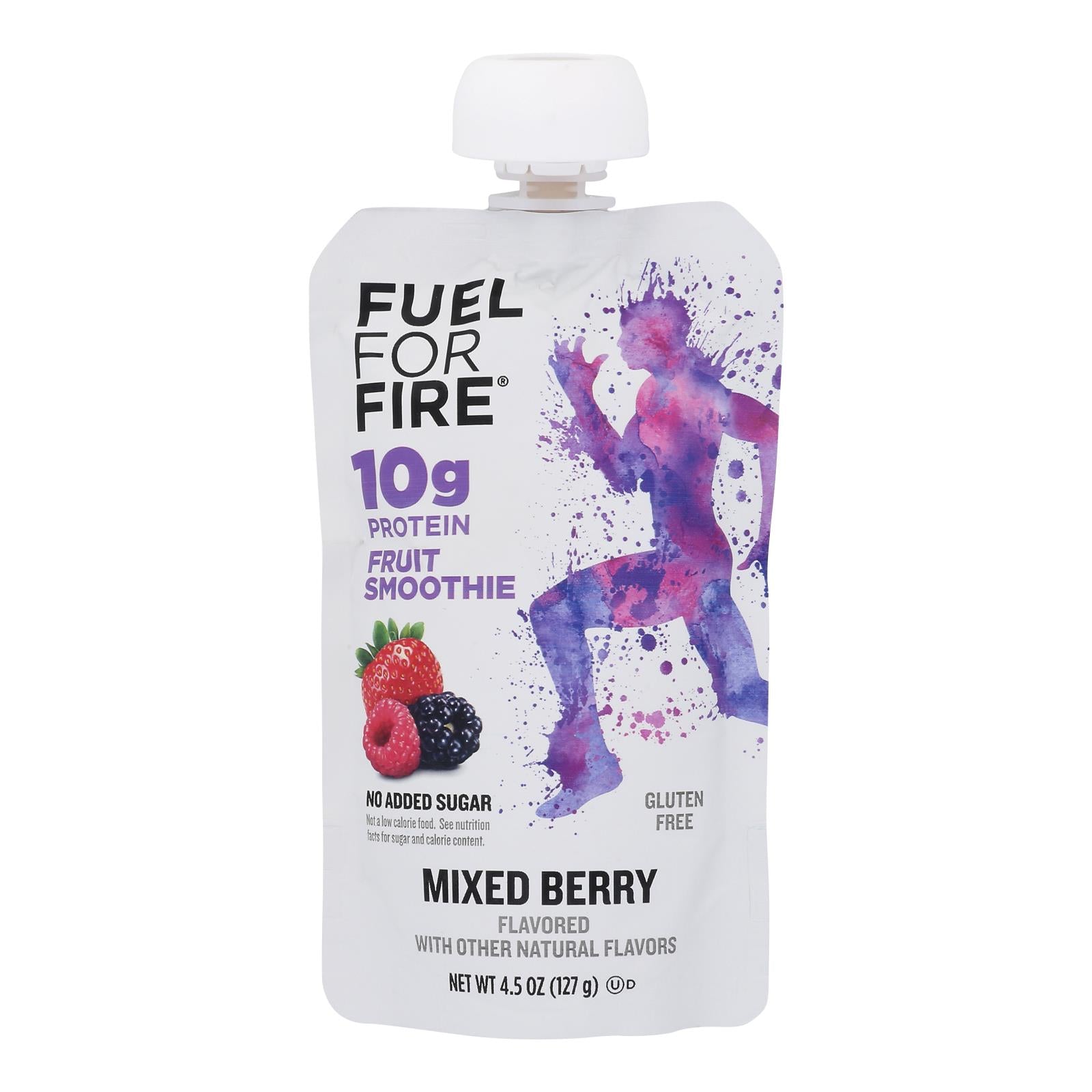 Fuel For Fire Mixed Berry Protein Smoothie, Mixed Berry - Case Of 12 - 4.5 Oz