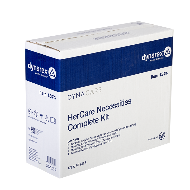 Dynarex HER Care Necessities Complete Kit- 50 per case