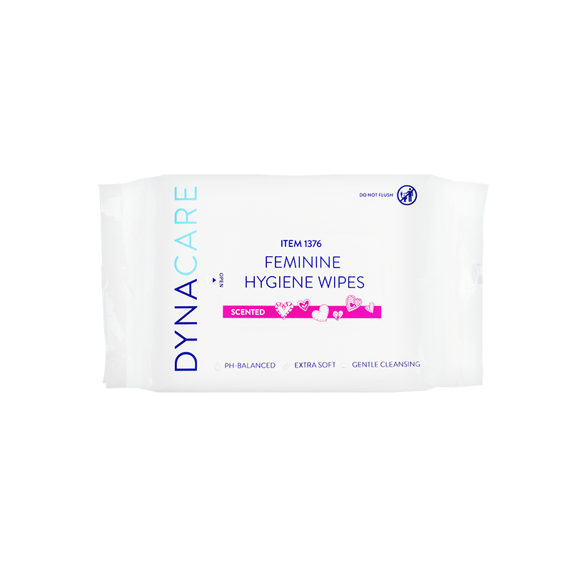 dynarex feminine hygiene wipe pack 40 wipes per pack