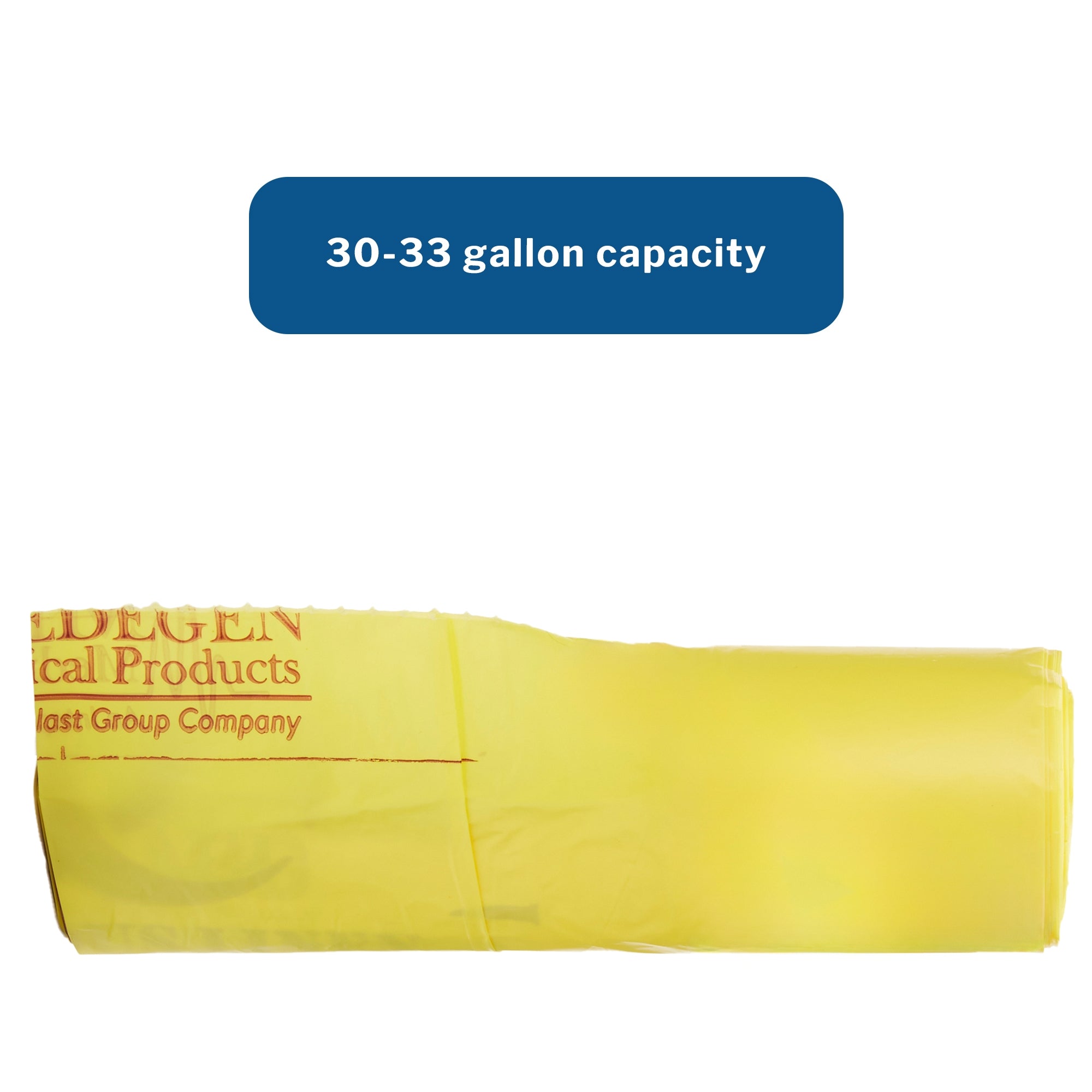 Biohazard Laundry Bag McKesson 30 to 33 gal. Yellow Bag 8 X 23 X 41 Inch, Packaging Type- Case