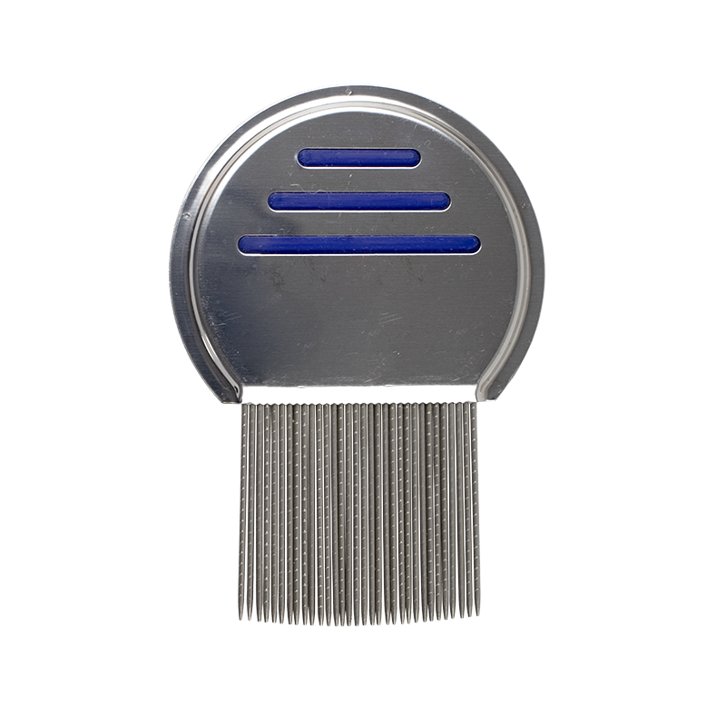 Dynarex ClearNit Metal Lice and Nit Removal Comb with handle