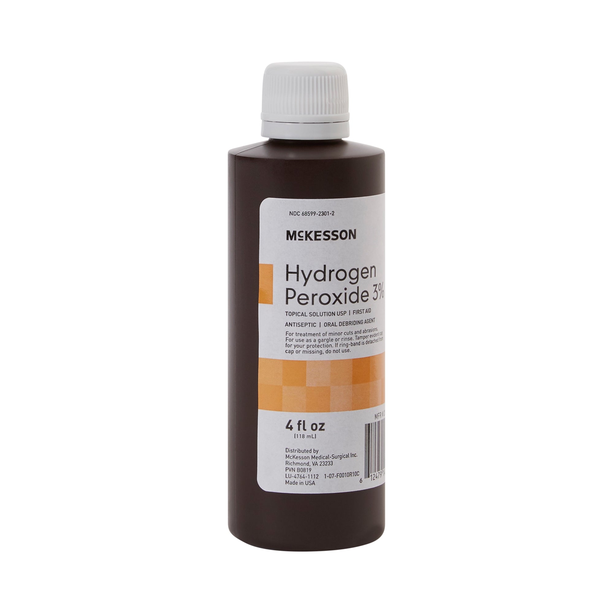 Antiseptic McKesson Brand Topical Liquid 4 oz. Bottle, Packaging Type- Case