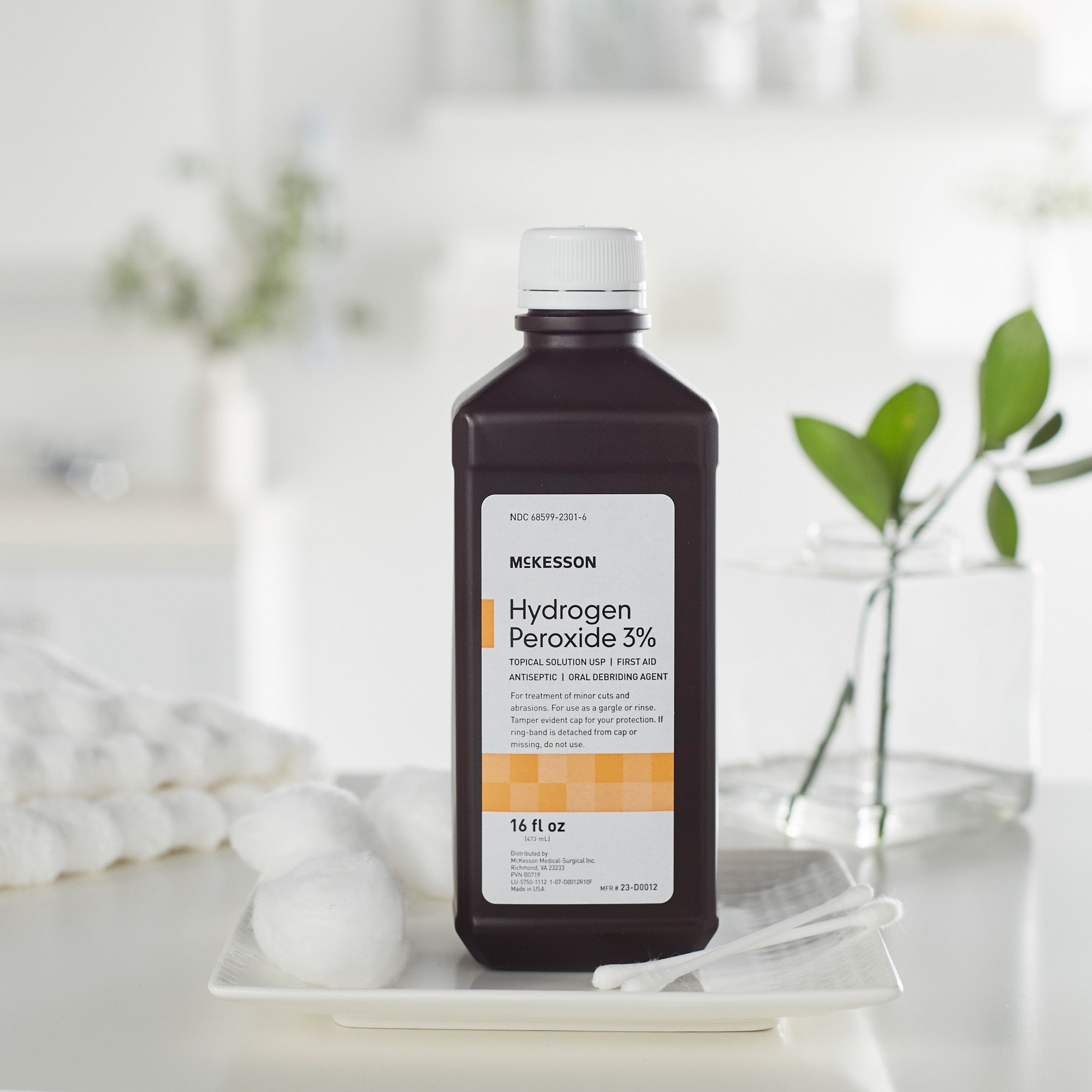 Antiseptic McKesson Brand Topical Liquid 16 oz. Bottle, Packaging Type- Case