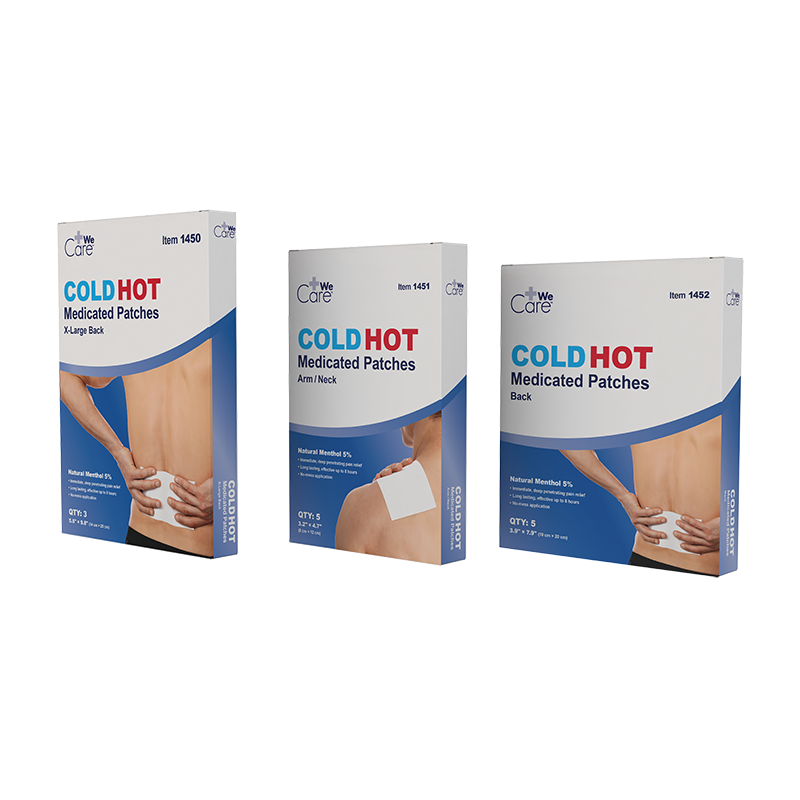 dynarex cold hot medicated patches