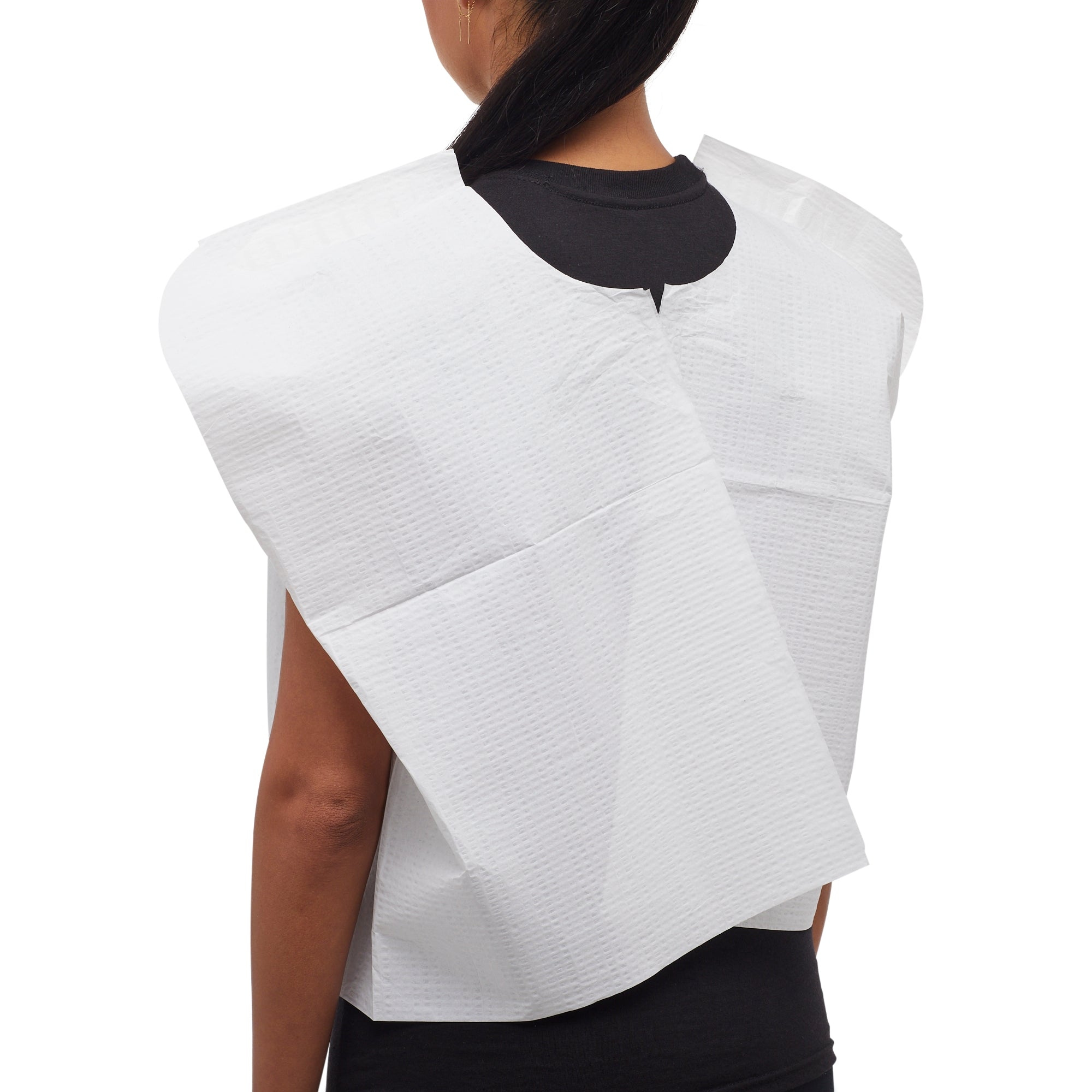 Exam Cape McKesson White Front / Back Opening Without Closure Unisex, Packaging Type- Case