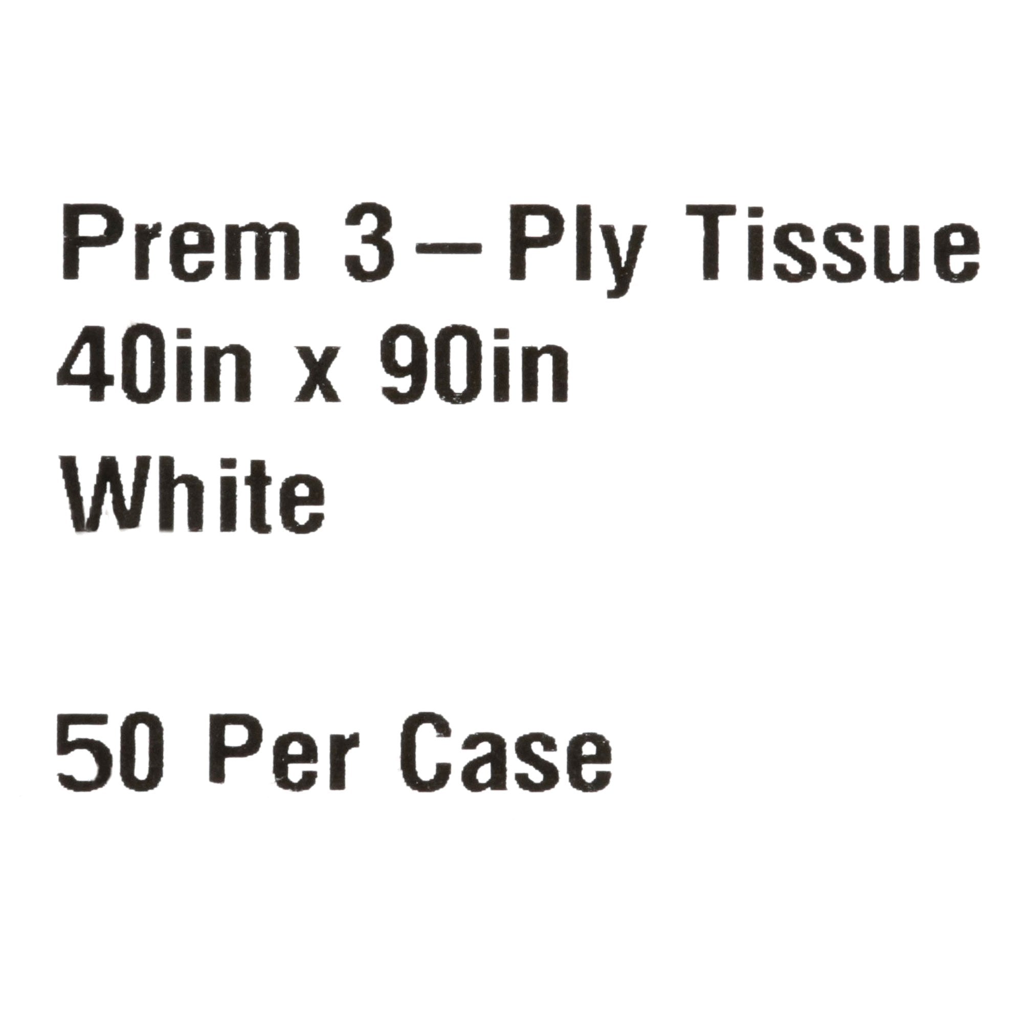 McKesson Premium Physical Exam Patient Drape Sheet – White 3-Ply Pebble-Embossed Tissue, 40 × 90 in Non-Sterile, Latex-Free (Case of 50) | BAA & TAA Compliant
