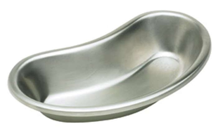 Emesis Basin Miltex Instruments Silver 12 oz. Stainless Steel Reusable