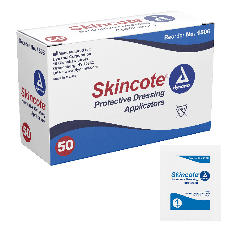 Skin Barrier Wipe Skincote 70% Strength Isopropyl Alcohol Individual Packet NonSterile