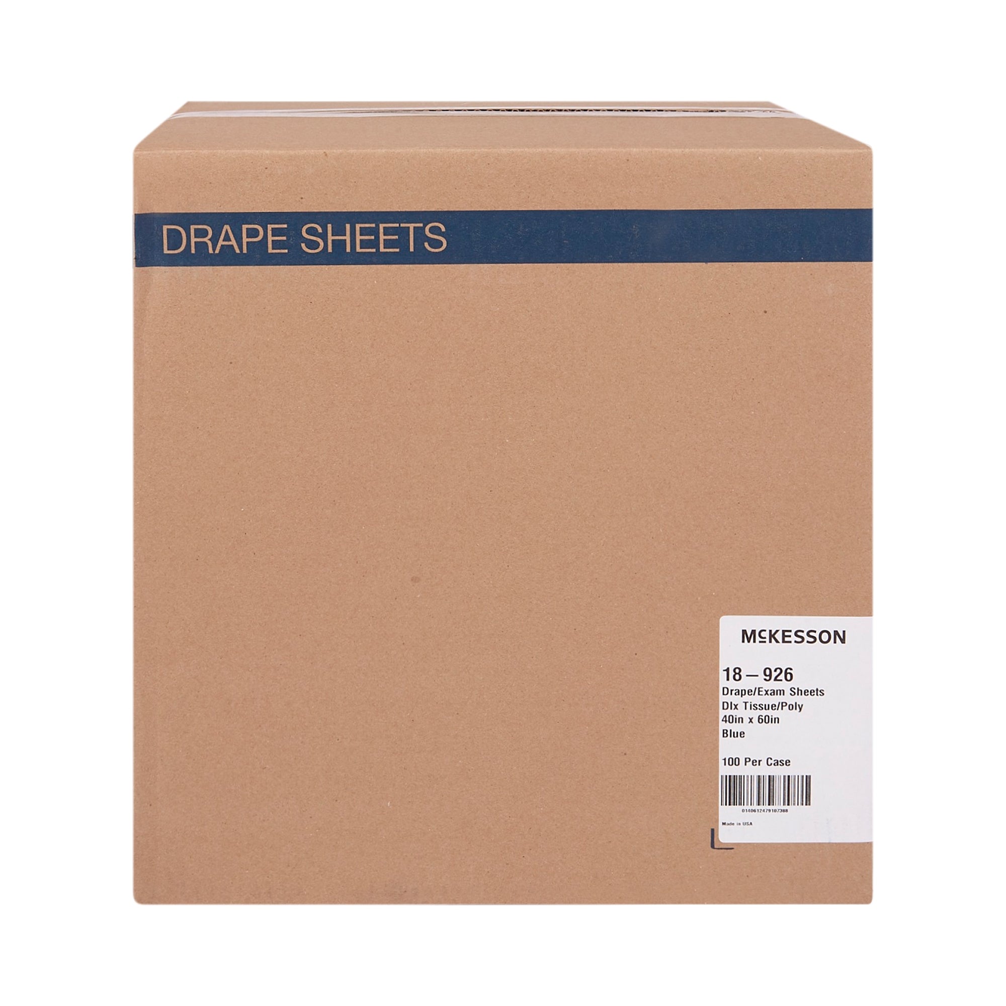 General Purpose Drape McKesson Physical Exam Drape 40 W X 60 L Inch NonSterile, Packaging Type- Case