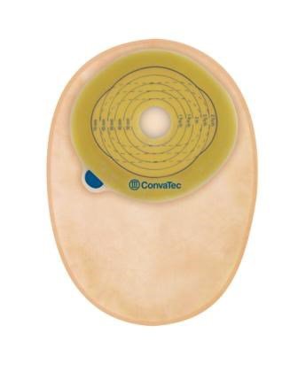 Ostomy Pouch Esteem+ One-Piece System 8 Inch Length Trim to Fit 13/16 to 2-3/4 Inch Stoma Closed End