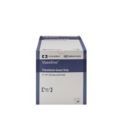 Petrolatum Impregnated Dressing Vaseline Rectangle 3 X 9 Inch Sterile, Packaging Type- Box