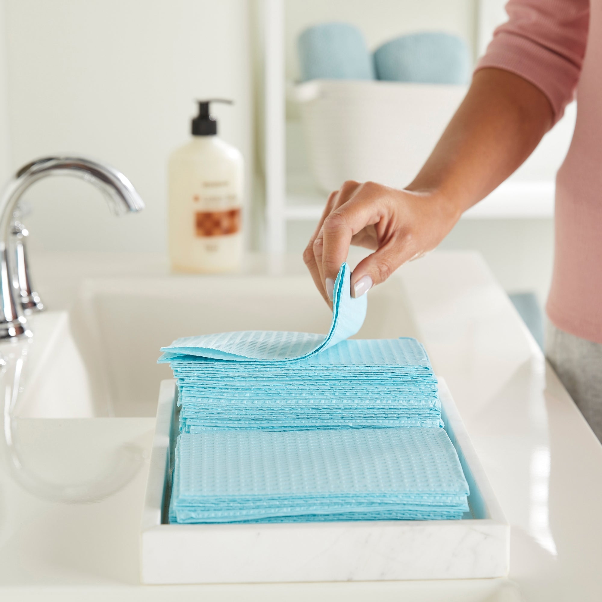 Procedure Towel McKesson 13 W X 18 L Inch Blue NonSterile, Packaging Type- Case