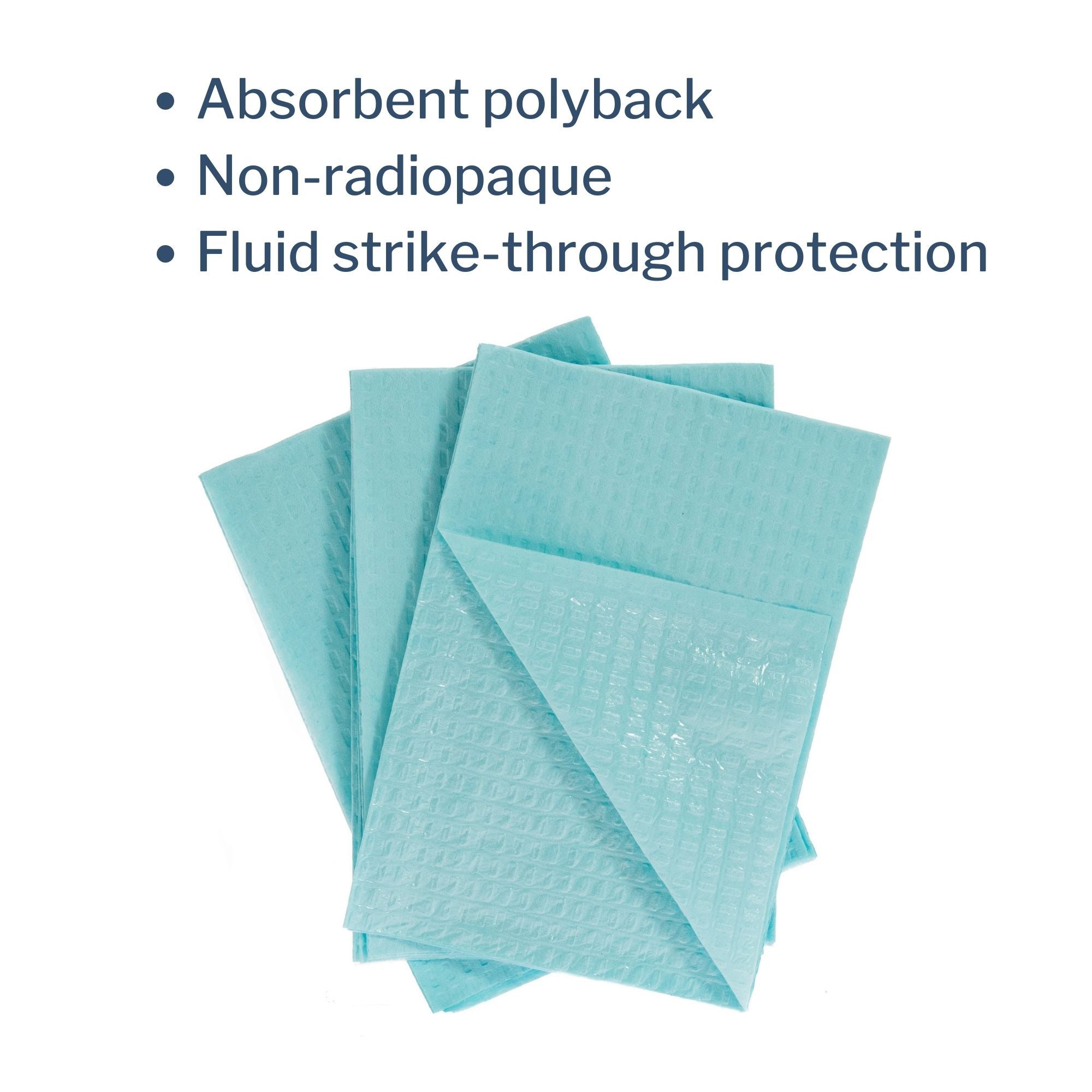 Procedure Towel McKesson 13 W X 18 L Inch Blue NonSterile, Packaging Type- 500/CS