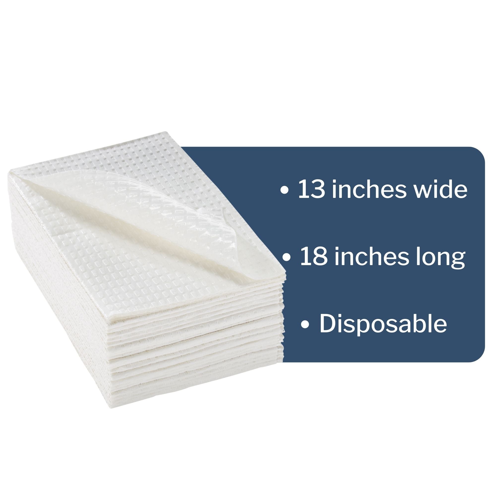 Procedure Towel McKesson 13 W X 18 L Inch White NonSterile, Packaging Type- Case