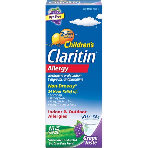 Children's Allergy Relief Children's Claritin 5 mg / 5 mL Strength Syrup 4 oz.