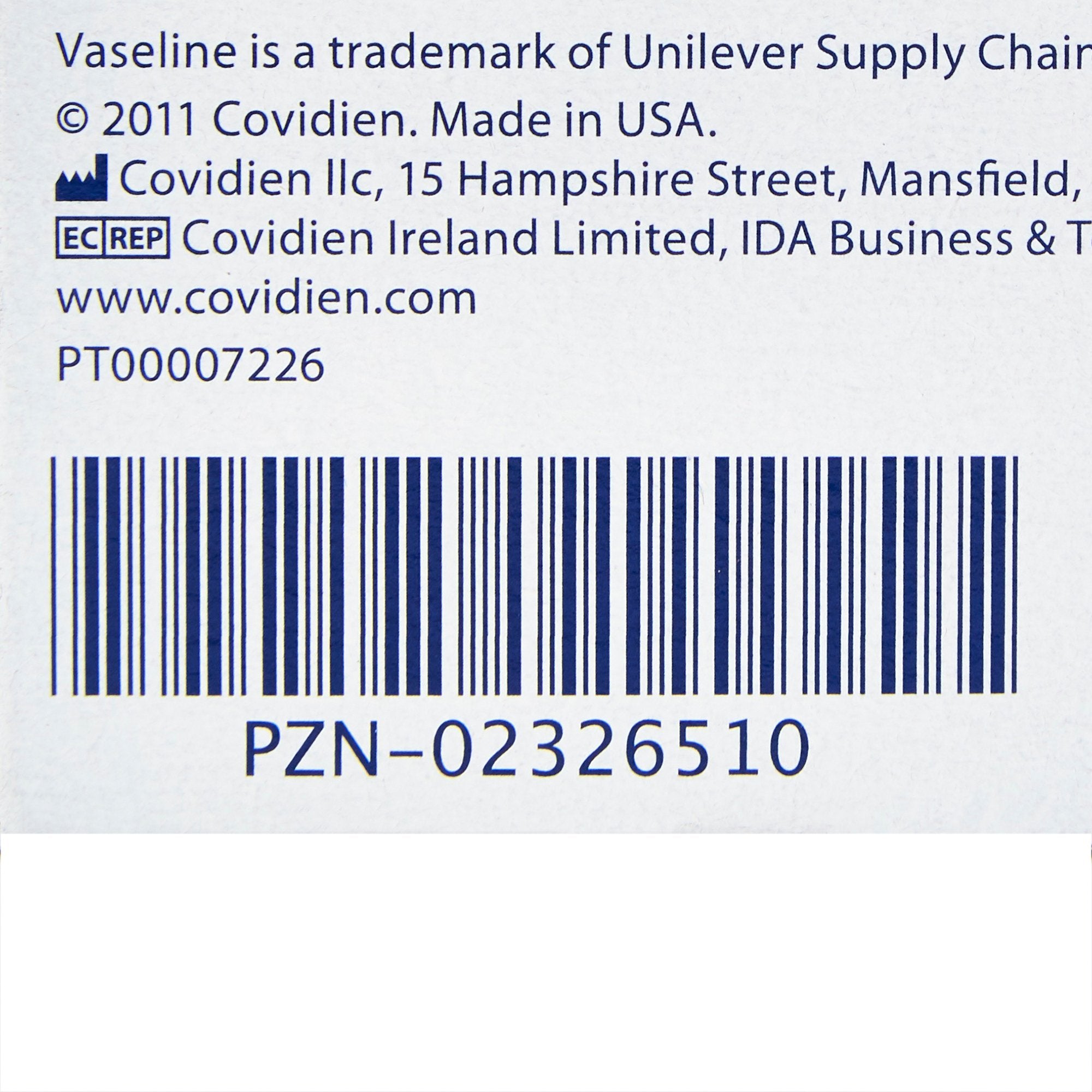 vaseline petrolatum impregnated dressing 1 x 8 inch vaseline petrolatum impregnated dressing mk167694bx