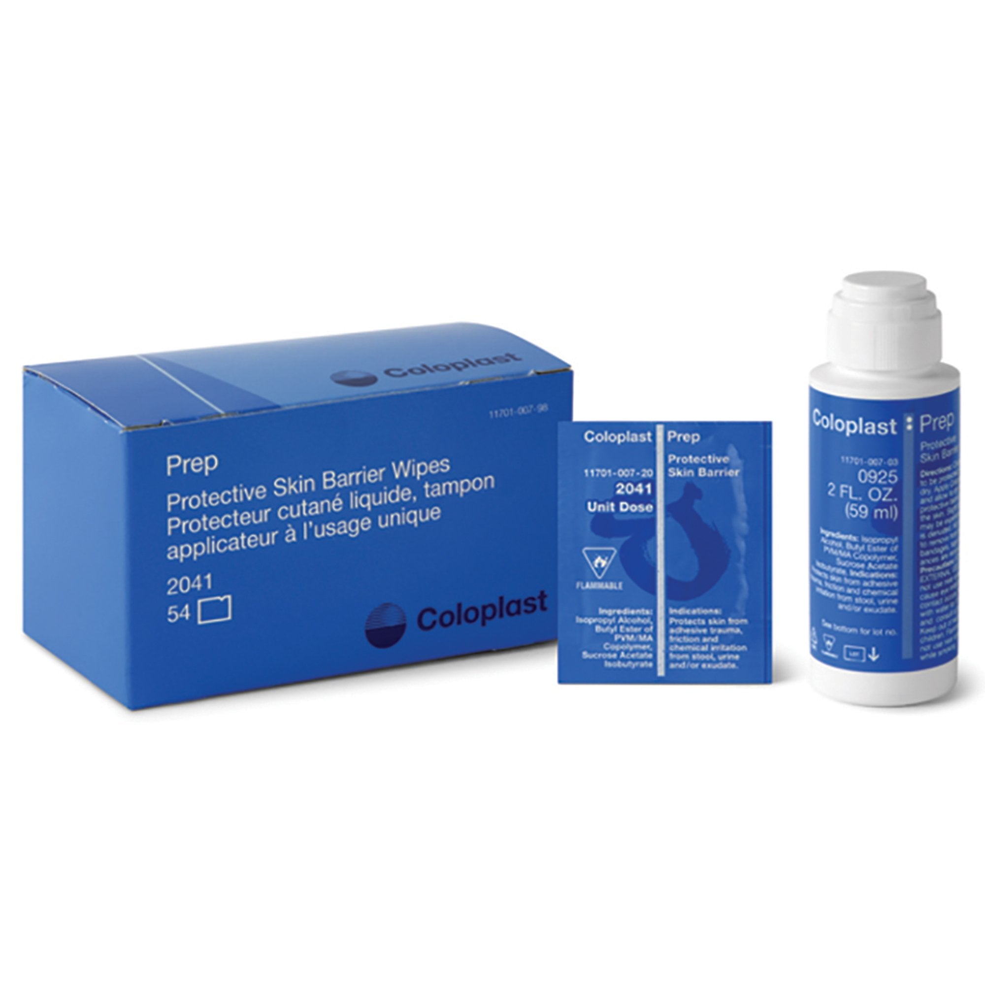 Skin Barrier Wipe Coloplast Prep 50 to 75% Strength Propan-2-ol Individual Packet NonSterile, Packaging Type- Box