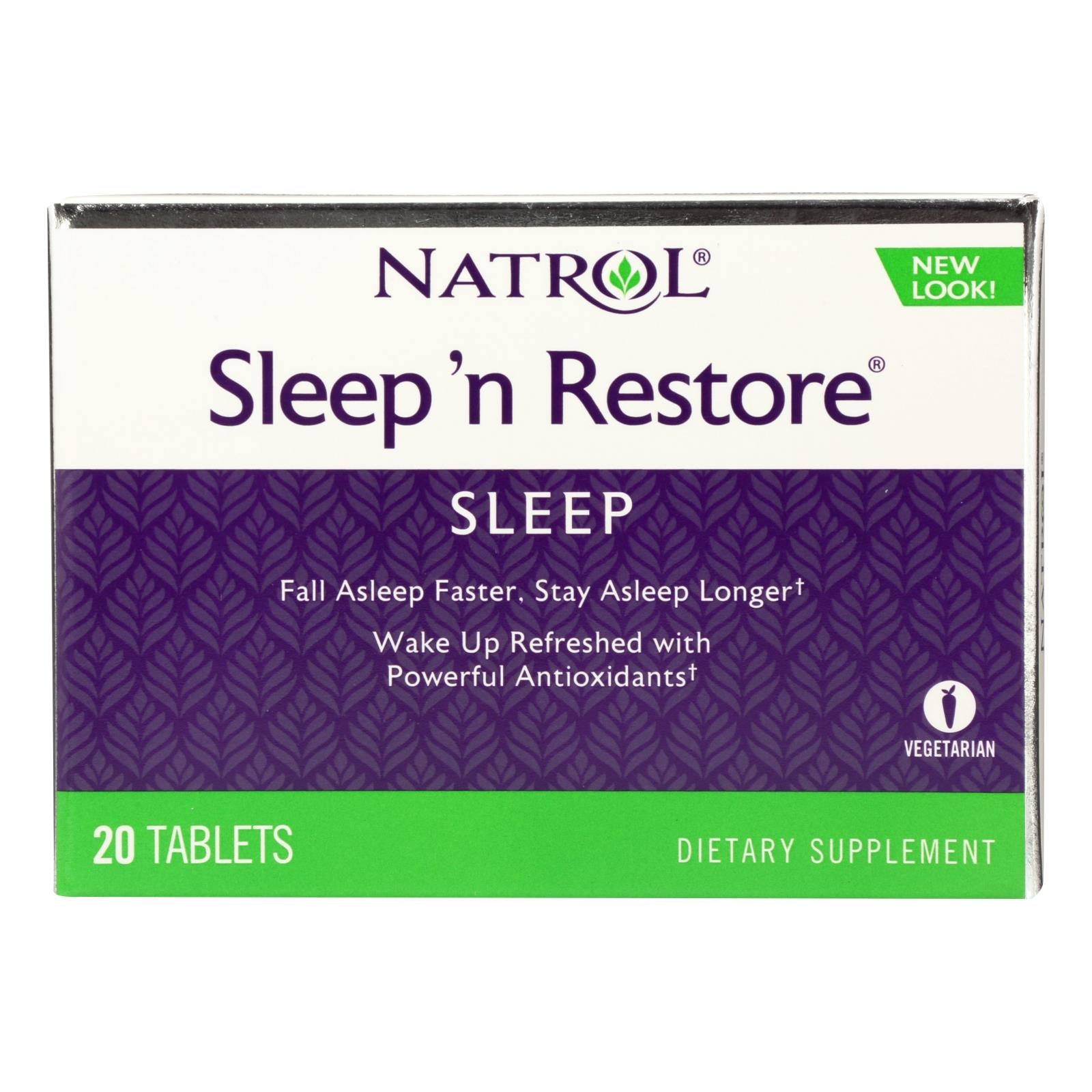 Natrol Sleep 'n Restore - 20 Tablets