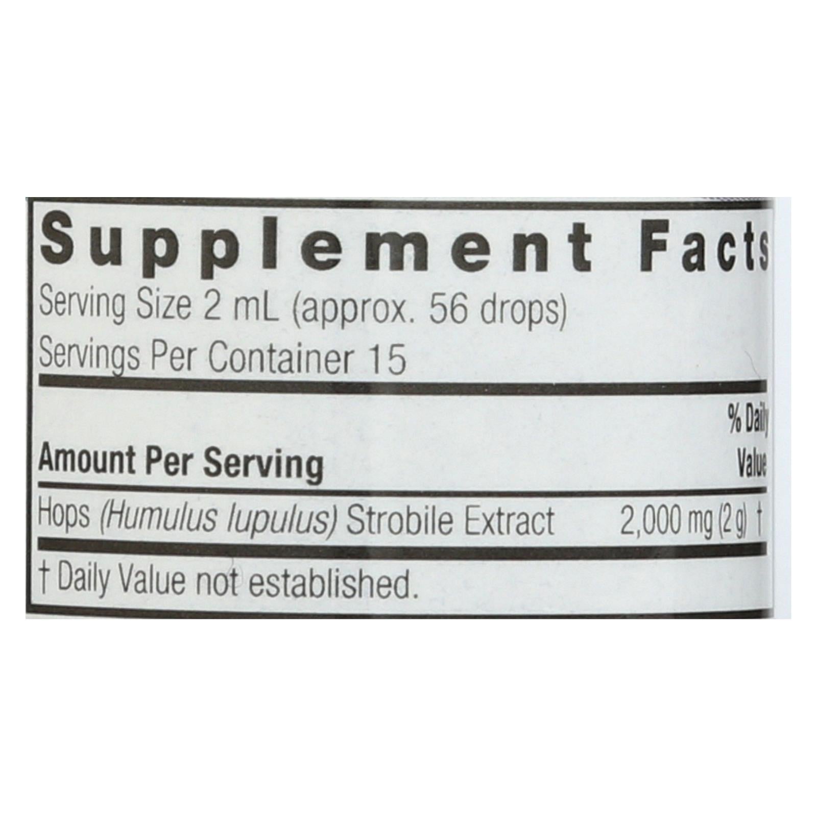 natures answer hops strobile extract 1 fl oz