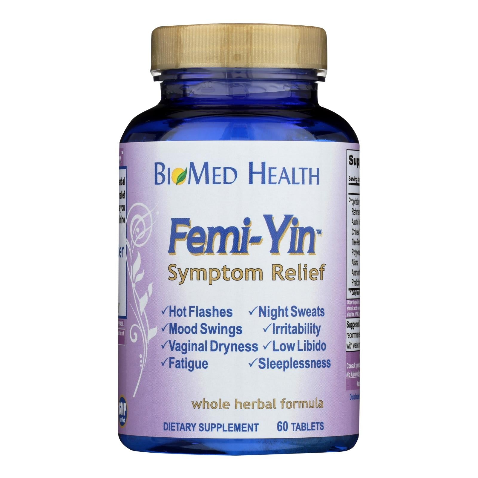 Biomed Health Femi-yin Alivio de la Peri y la Menopausia - 60 Cápsulas