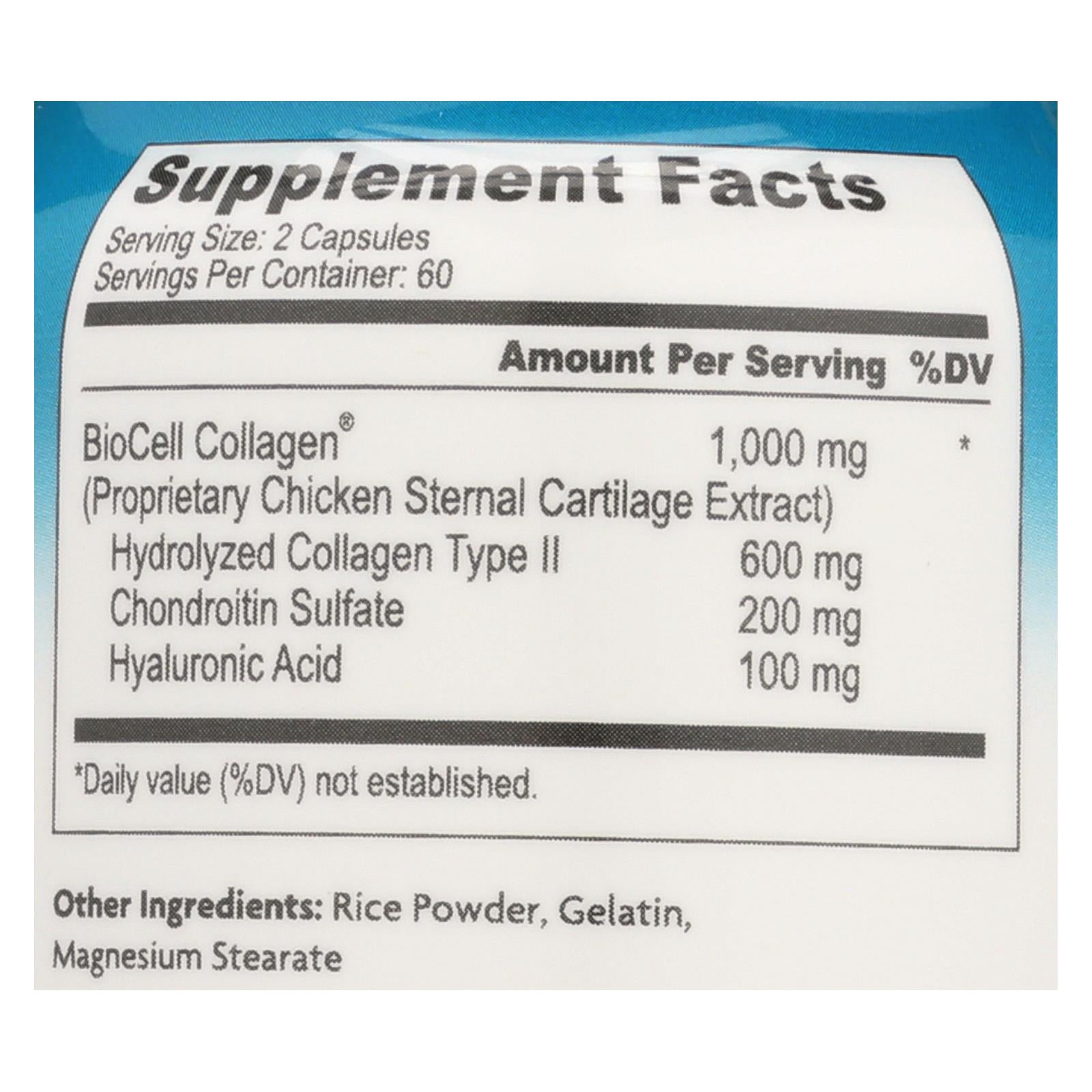 Health Logics Biocell Collagen - 120 Capsules - All Care Store