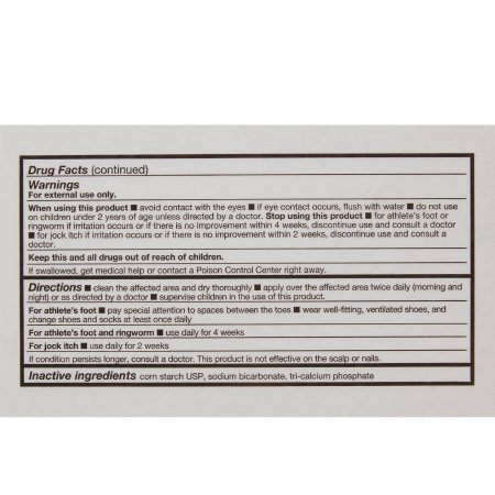 Antifungal Micro-Guard 2% Strength Powder 3 oz. Shaker Bottle,Packaging Type- Each